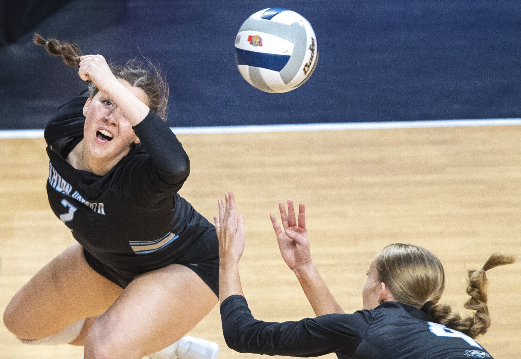 Class B state volleyball: Elkhorn North vs Bennington